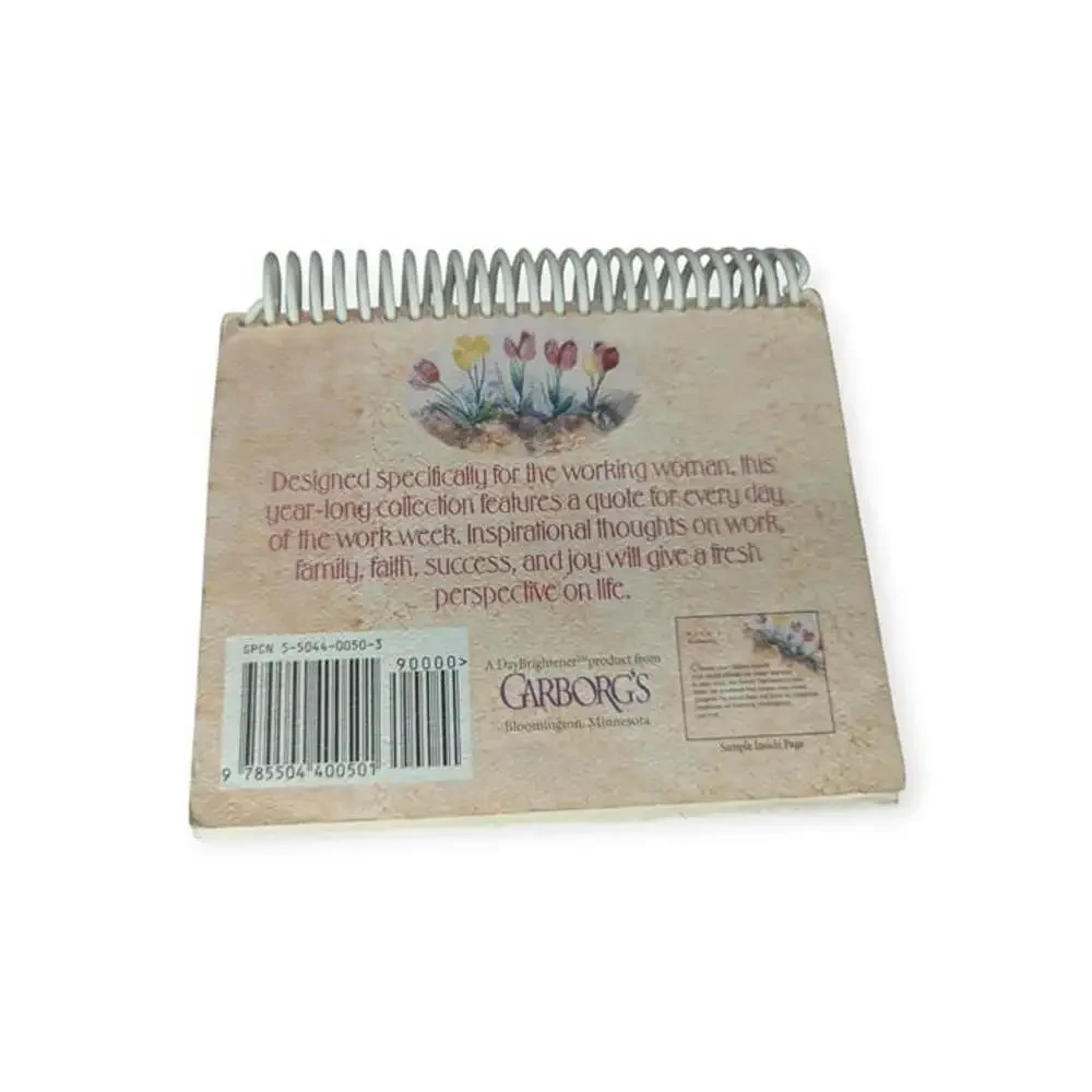A Working Woman's Guide to Joy Spiral Daily Perpetual Calendar by Gwen Weising